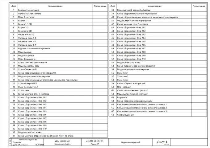Эскизный раздел проекта  